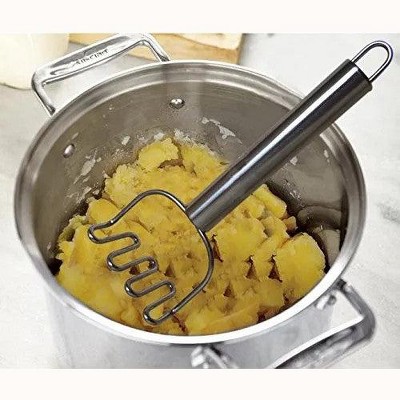 LunaLulinlk Potato Masher Stainless Steel Grip Great for Making Mashed Potato Egg Salad and Banana Bread Easy to Clean and Use