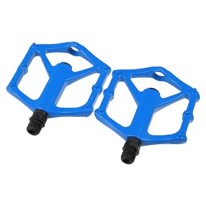 Unique Bargains Aluminum Alloy Bicycle Pedal Rear Foot Peg Black Fit 9/16 Inch Axles BMX MTB Bike Bicycle 1 Pair - 1 of 4