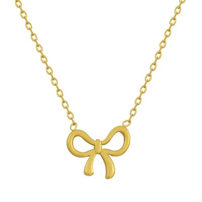 EVRY JEWELS WATERPROOF Gold or Silver Plated Cutie Pie Necklace