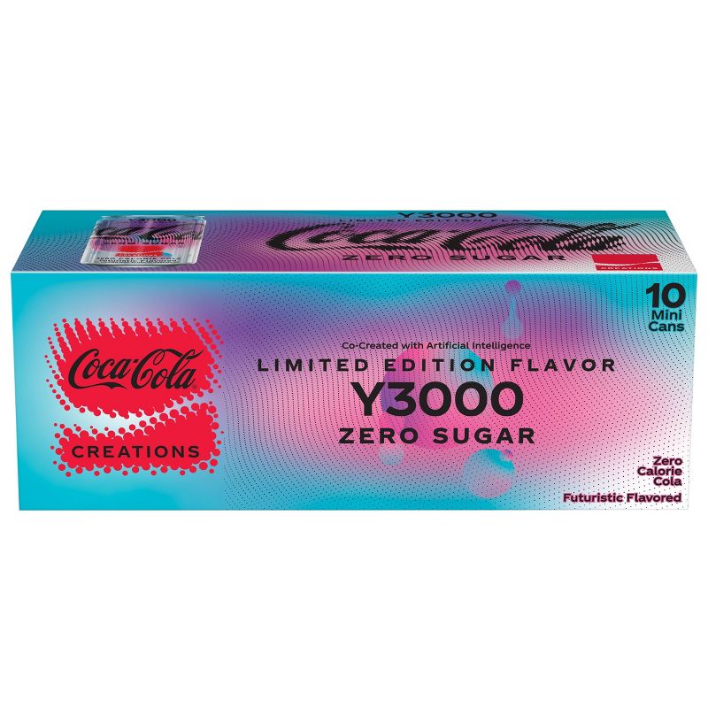Coca-Cola Zero Sugar Creations Limited Edition - 10pk/7.5 fl oz Mini Cans, 1 of 7