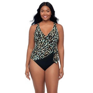 Trimshaper Women's Vera One-Piece Swimsuit - 1 of 3