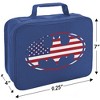 Batman Usa American Flag Shield Logo Insulated Soft Sided Lunch Box - 2 of 4