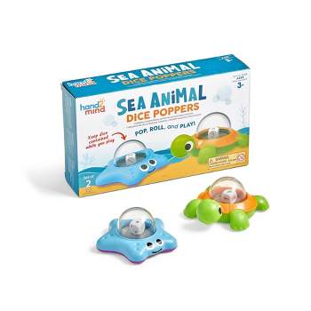 Hand2mind Sea Animal Dice Poppers Game
