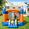 Inflatable Bounce House Kids Magic Castle w/ Large Jumping Area With 680W Blower - 2 of 4