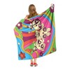 Cartoon Network Powerpuff Girls 70S Style Puffs Silk Touch Throw Blanket 50x60 Inches - 4 of 4