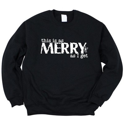 Simply Sage Market Women's Graphic Sweatshirt Merry As I Get