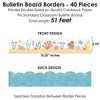 Big Dot of Happiness Ocean Creatures - Scalloped Classroom Decor - Bulletin Board Borders - 51 Feet - 3 of 4