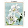 Amanti Art Peaceful Lilies I by Grace Popp Wood Framed Wall Art Print - 4 of 4