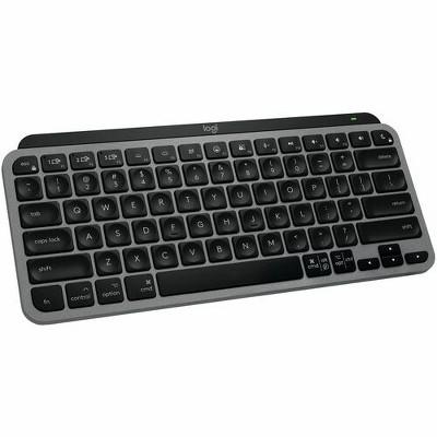 Logitech MX Keys Mini for Mac Minimalist Wireless Keyboard Compact, Bluetooth, Backlit Keys, USB-C, Fast - Space Gray - Wireless Connectivity