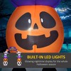 Whisen Inflatable Halloween Archway with Pumpkin Skulls Ghosts Bats Archway Beams and Yellow Lettering - Multicolor - 2 of 4