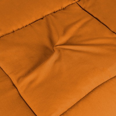 Twin Dusty Orange Reversible Down Alternative Microfiber Comforter