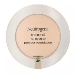 Neutrogena Mineral Sheers Compact Pressed Powder - 20 Natural Ivory - 0.34oz