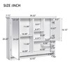NicBex Wall Mounted Bathroom Storage Cabinet,36'' Medicine Cabinet with Mirror Door and Adjustabl Shelf,Mirror Cabinet for Bathroom - 3 of 4