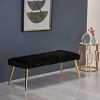 Capernaum Faux Fur Bench - Christopher Knight Home - 3 of 4
