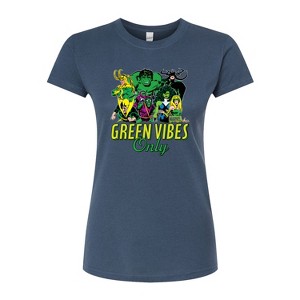 Women's - Marvel - St Patrick's Day Incedibly Lucky Juniors Fitted Graphic T-Shirt - 1 of 3
