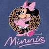 Girls' - Disney - Minnie Leopard Print Fitted Short Sleeve Graphic T-Shirt - 2 of 4