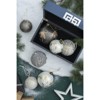 Syemin Decorative Objects Christmas Ball Ornaments Glass Decorative Hanging Ball Christmas Tree Ornaments Set of 6, White, 3.9"*3.9"*3.9" - 4 of 4