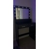 Sapphtopaz Makeup Vanity Desk with Mirror and Lights, 3 Lighting Modes Adjustable Brightness, Makeup Table with Drawer & 2 Level Storage Dresser - 3 of 4