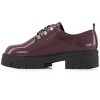 Andrea Women's Chunky Sole Patent Oxfords 90807 - 2 of 4