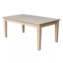 Shaker Tall Coffee Table - International Concepts