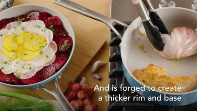 Empire Red 10" Aluminum Ceramic Nonstick Frying Pan