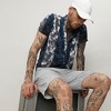 Campus Sutra Men Men's Multicolour Tie-Dye Striped Shirt - 2 of 3