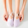 Anna-Kaci Yoga and Pilates Grip Sock and Fingerless Glove Set with Anti-Slip Design and Elastic Straps for Secure Fit - 3 of 4