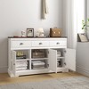 NicBex Console Table with 2 Drawers and 1 Open Bottom Storage Shelf,Stylish Entryway Table with Round Knobs,Modern Couch Table for Living Room - 2 of 4