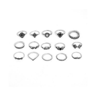 SOHI Women Silver Coloured Rings