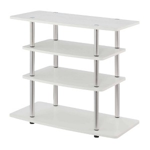 Designs2Go No Tools Highboy 4 Tier TV Stand for TVs up to 32" - Breighton Home - 1 of 4