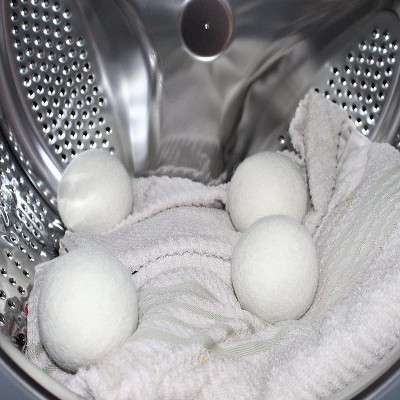 Maison XXL White Wool Dryer Balls 6 Pack