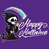 Women's Design By Humans HAPPY HALLOWEEN - Special Edition By wedenote Racerback Tank Top - 2 of 3