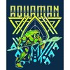 Justice League Movie Aquaman Throne Boy's Navy Tee - 2 of 3