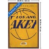 Trends International NBA Los Angeles Lakers - Logo 25 Framed Wall Poster Prints - 3 of 4