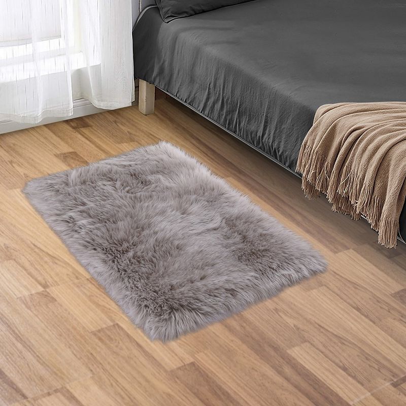 Soft Decorative Plush Shag Furry Floormat, 5 of 6