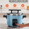 VEVOR Commercial Rice Cooker, 60-Cup Rice Cooker, 13.74 Qt / 13 Liter Large Rice Cooker and Warmer with Nonstick Inner Pot, Fast Cooking - 3 of 4