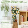 ROBOTIME 3D Puzzle, Chamomile DIY Model Building with Exquisite Accessories, Kits Artifical Flower Toys for Girls Adults, Multicolored, 3.7"*3.5"*8.8" - 2 of 4
