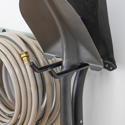 Green Powder Coated Wall Mount Garage Tool Organizer