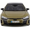 2022 Audi RS e-tron GT Dark Green with Sunroof 1/18 Diecast Model Car by Bburago - 4 of 4