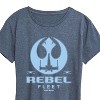 Women's - Star Wars - Rebel Fleet Flight Patch Short Sleeve Graphic T-Shirt - 2 of 4