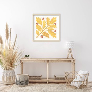 Amanti Art 25"x25" Mod Harvest VII by Veronique Charron Wood Framed Wall Art Print - 1 of 4
