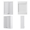 VANIRROR 19X27In Bathroom Wall Cabinet Over The Toilet Storage Cabinet, Wood Medicine Cabinets Over Toilet Cabinet with Doors for Laundry Room Kitchen - 3 of 4