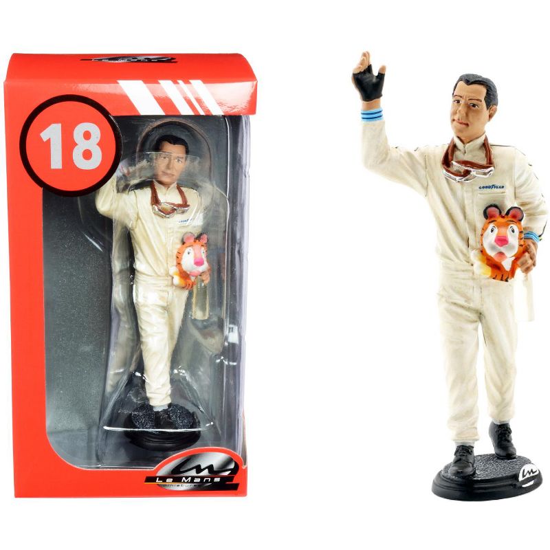 Jack Brabham Figurine Winner French Grand Prix Formula One F1 (1966) for 1/18 Scale Models by Le Mans Miniatures, 1 of 5