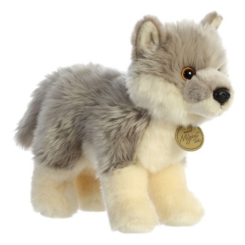 Aurora Wolf Miyoni Plush Stuffed Animal 16 