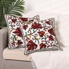 Unique Bargains Embroidered Farmhouse Floral Patterns Decor Pillow Cases 2 Pcs - 2 of 4