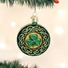 Old World Christmas Blown Glass Ornament for Christmas Tree, Celtic Brooch - 2 of 2