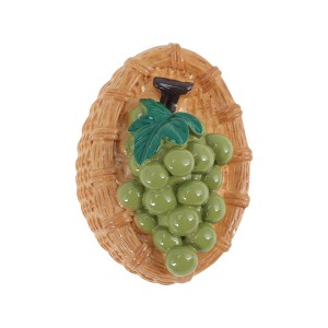 Unique Bargains Magnetic Refrigerator Sticker Yellow Red 1 Pc - 1 of 3