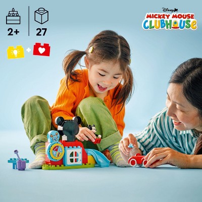 LEGO DUPLO Disney Mickey Mouse Clubhouse & Red Car Building Kit