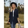 Coolmee Womens Long Cardigan Casual Fall Lightweight Long Sleeve Open Front Sweater Cardigan - 3 of 4