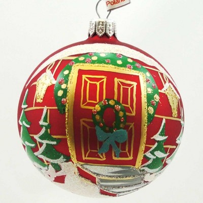 Tannenbaum Treasures 3.25" Christmas Red Door First Christmas Home  -  Tree Ornaments